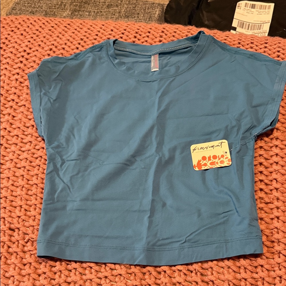 Blue Crewneck Tee - fp movemet